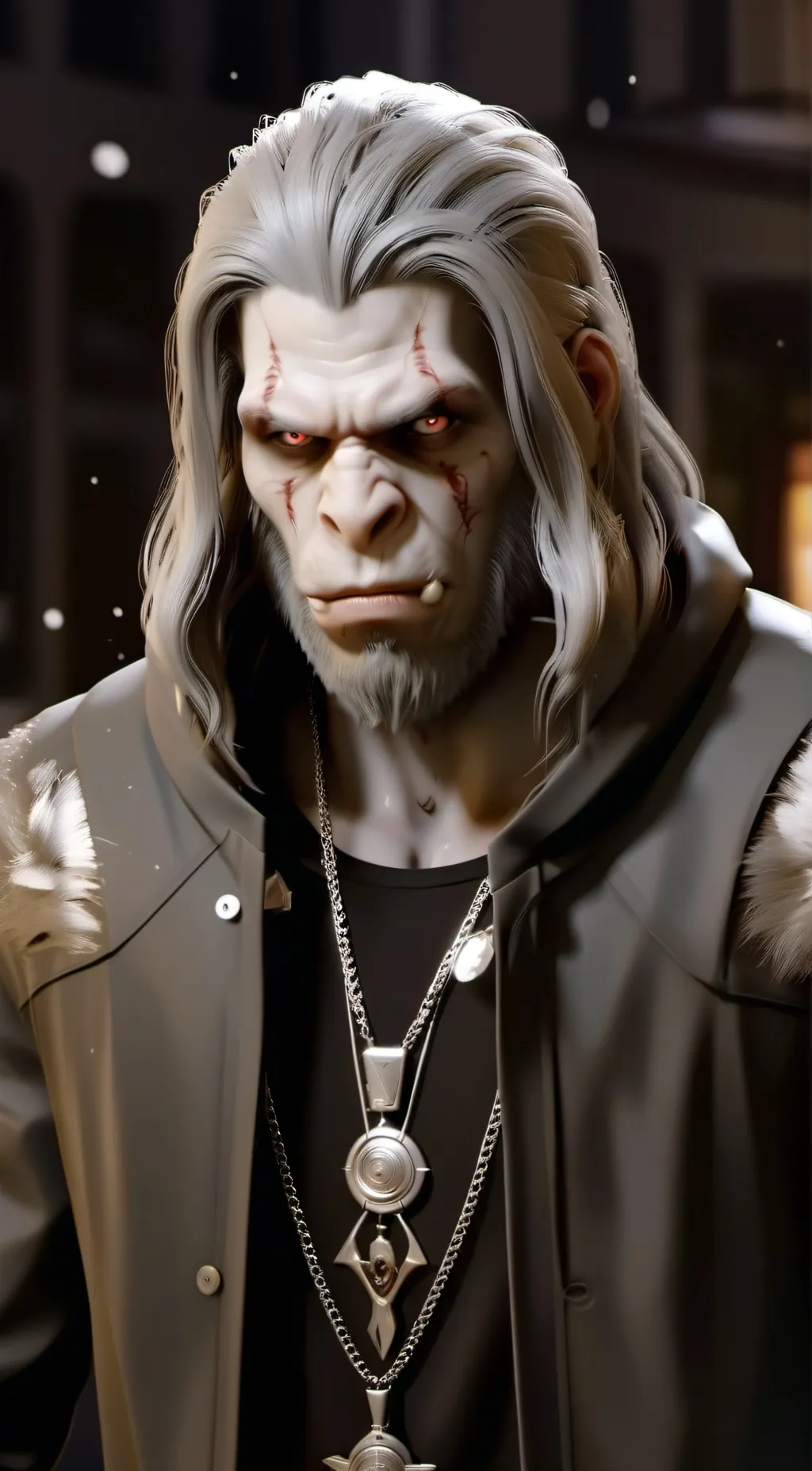 ai character: goodbye background