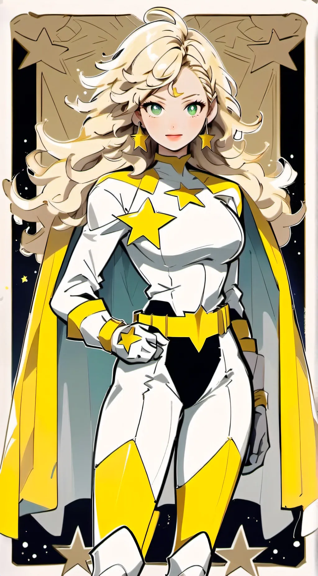 ai character: Starlight background