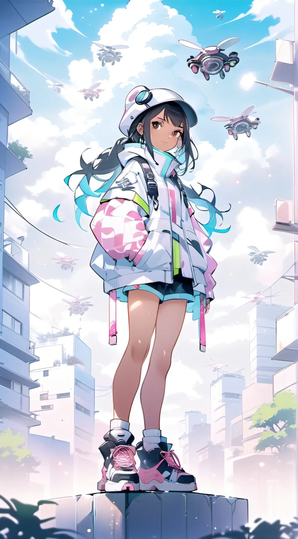 ai character: Emilia background