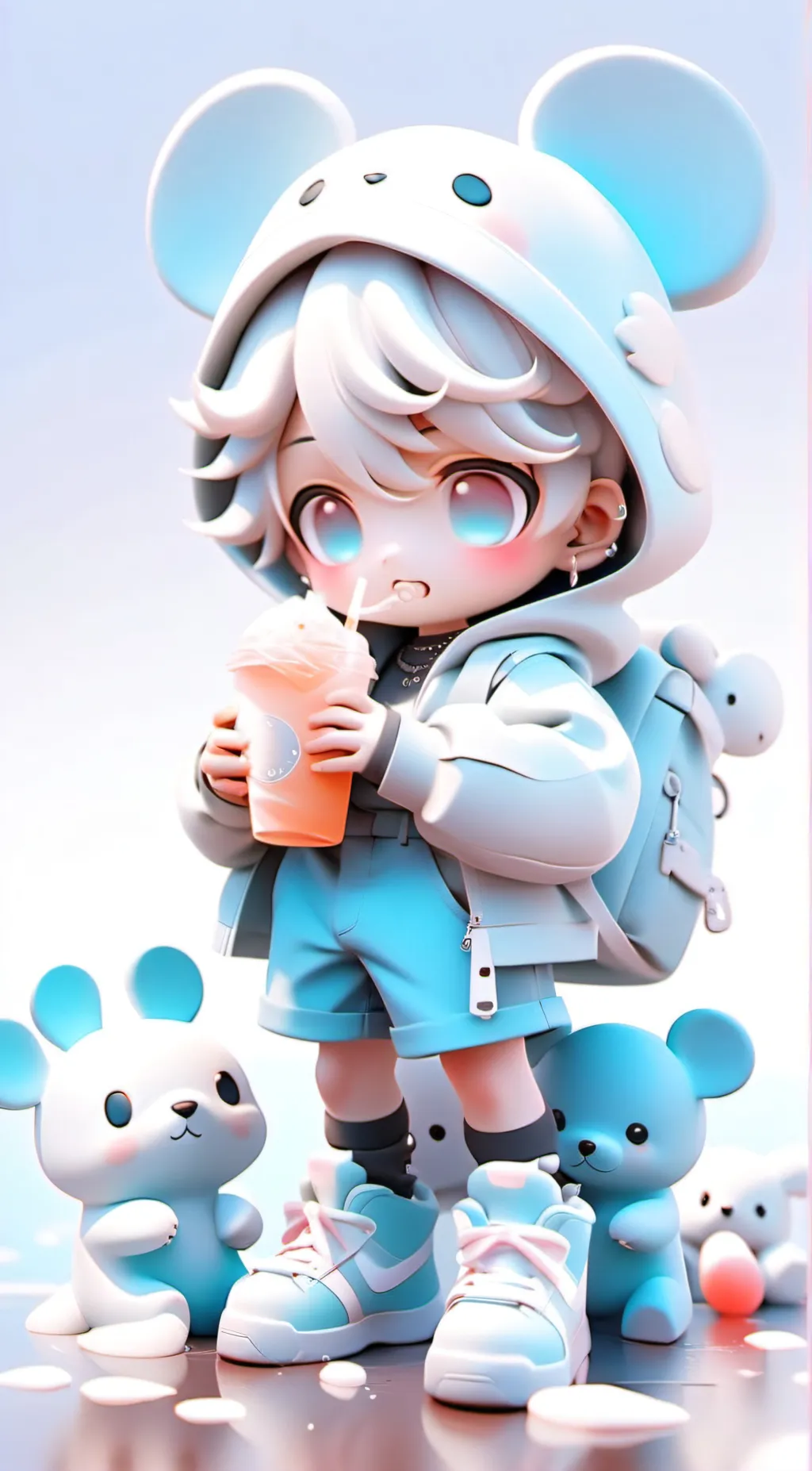 ai character: baby background
