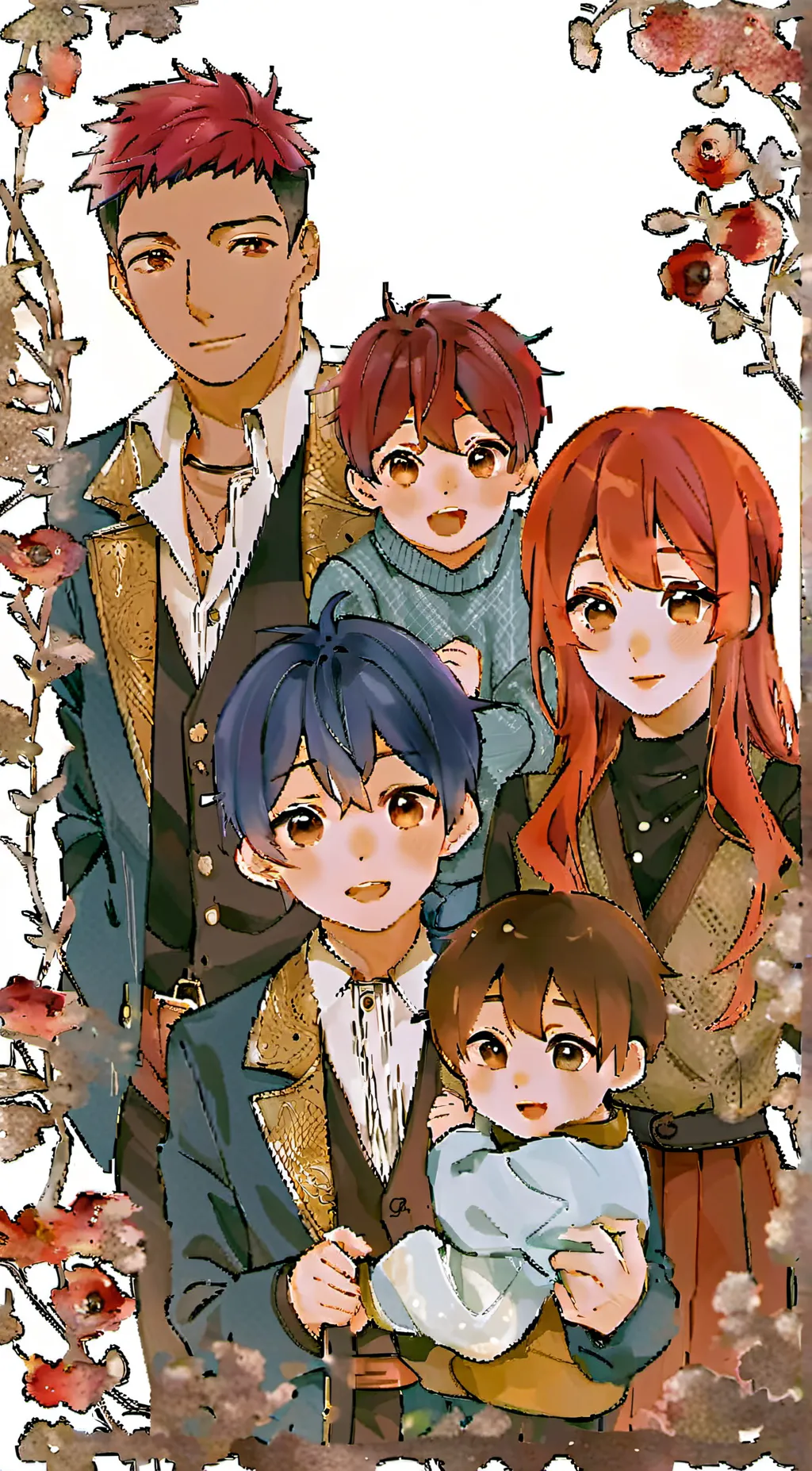 ai character: Felix's fam🤩... background