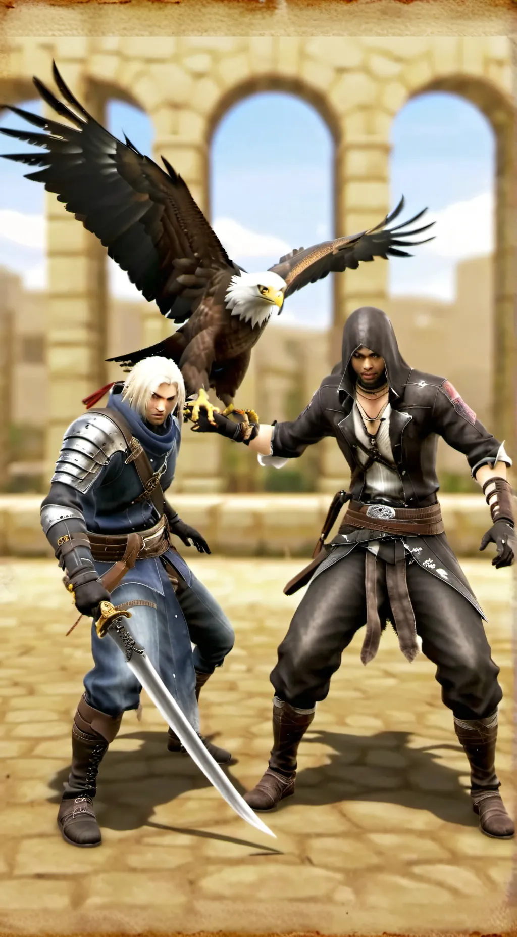 ai character: Assassin Creed  background