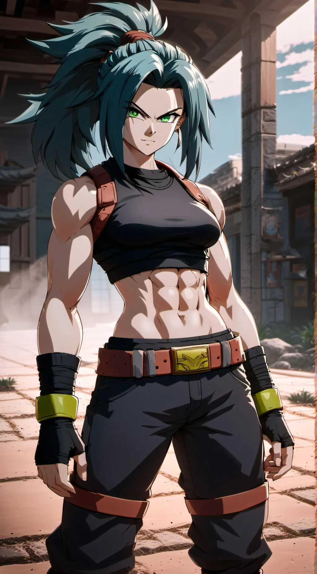 ai character: Julikage Rukagi  background