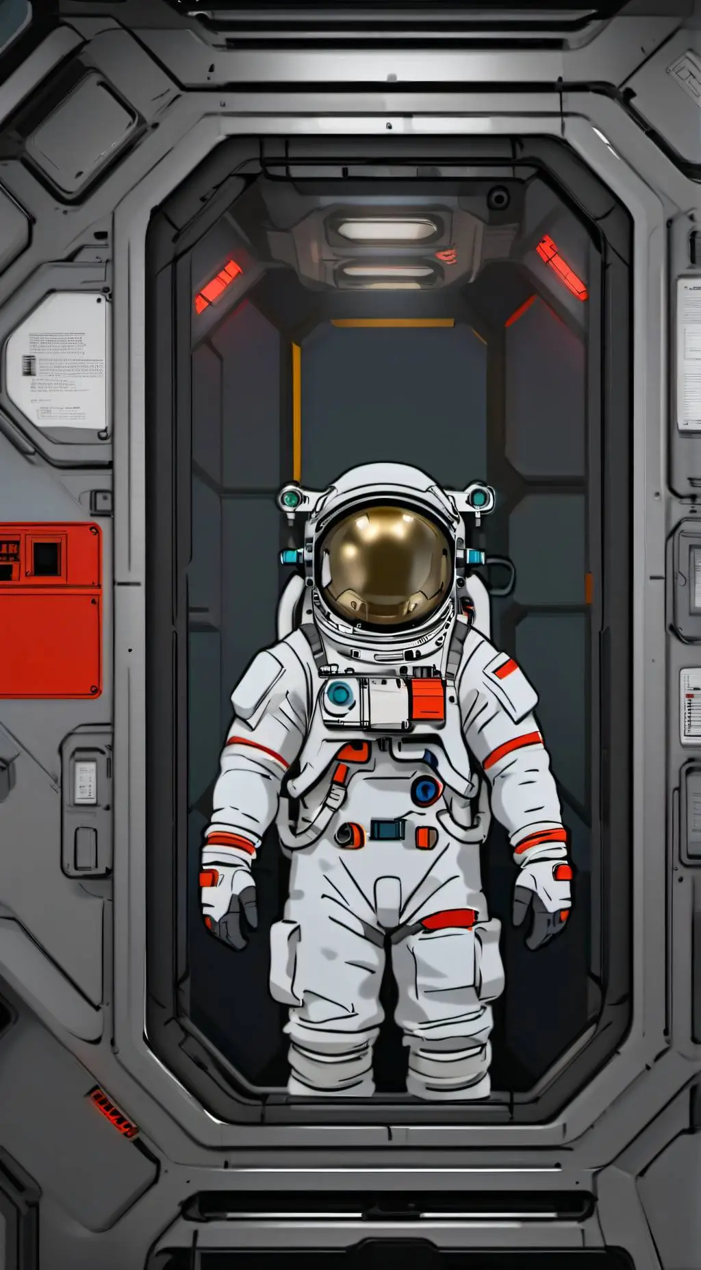 ai character: Amogus background