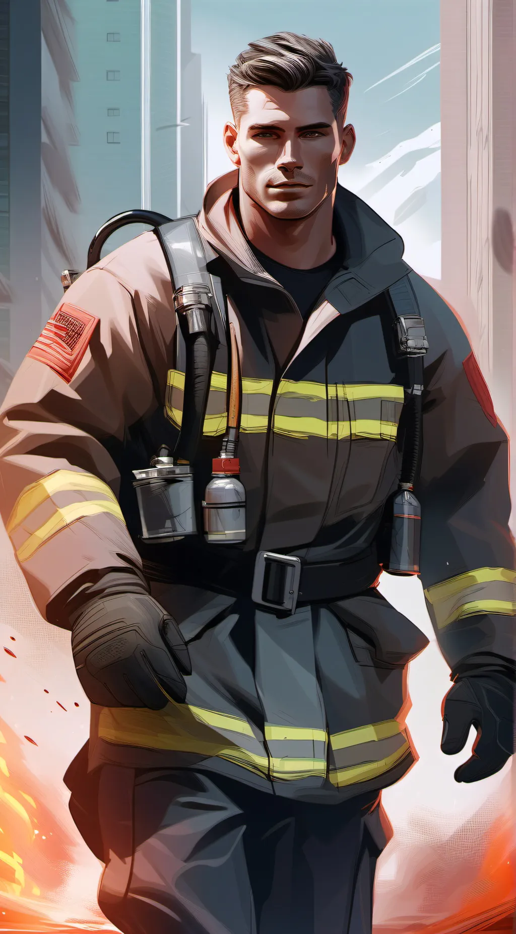ai character: Mac Ames (Dad) background