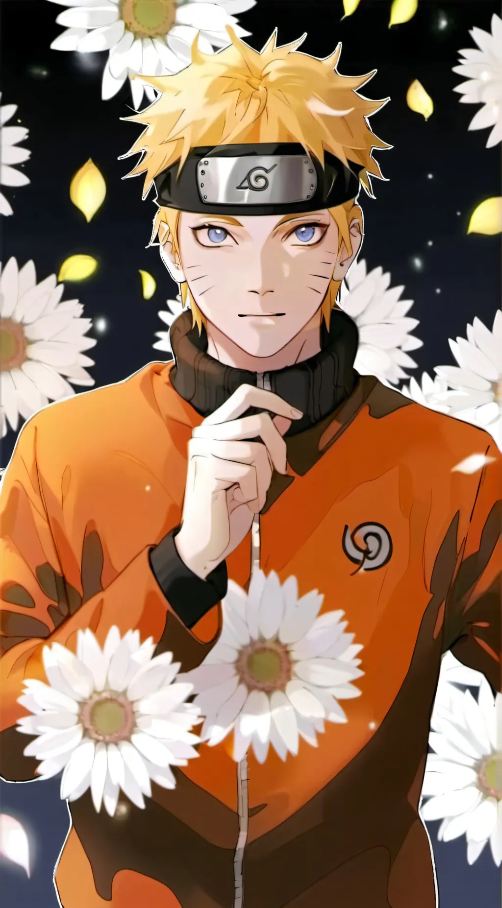 ai character: Naruto X Mha background