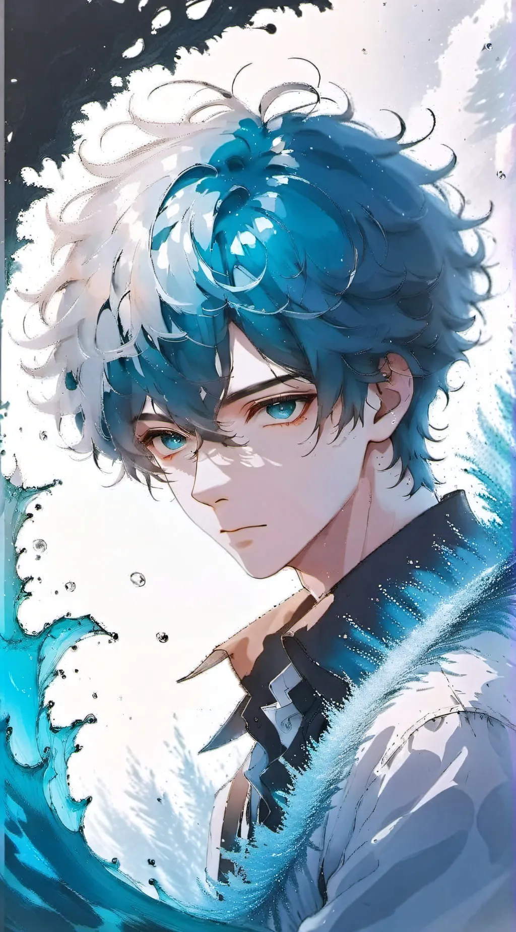 ai character: Cliff background