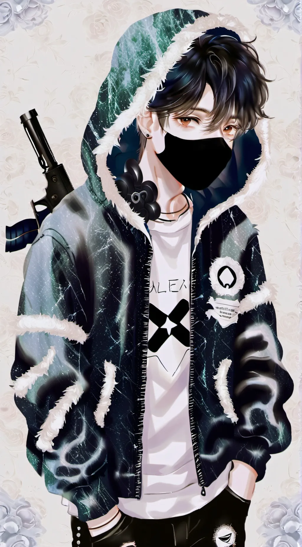 ai character: Shadow  background