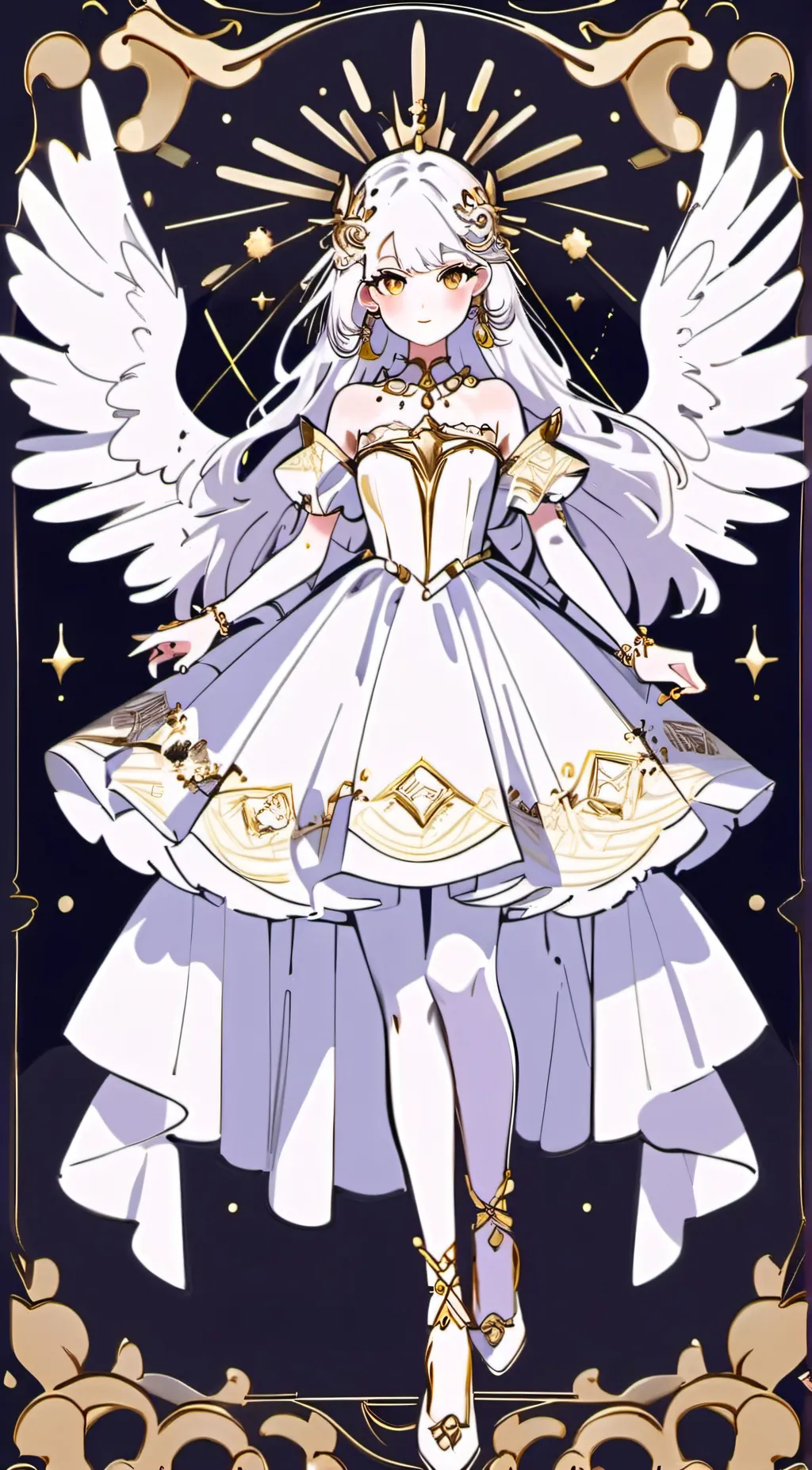 ai character: Heaven  background