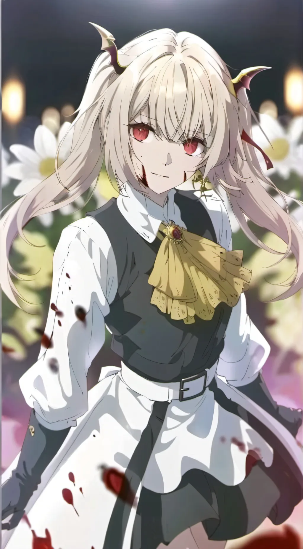 ai character: rose background