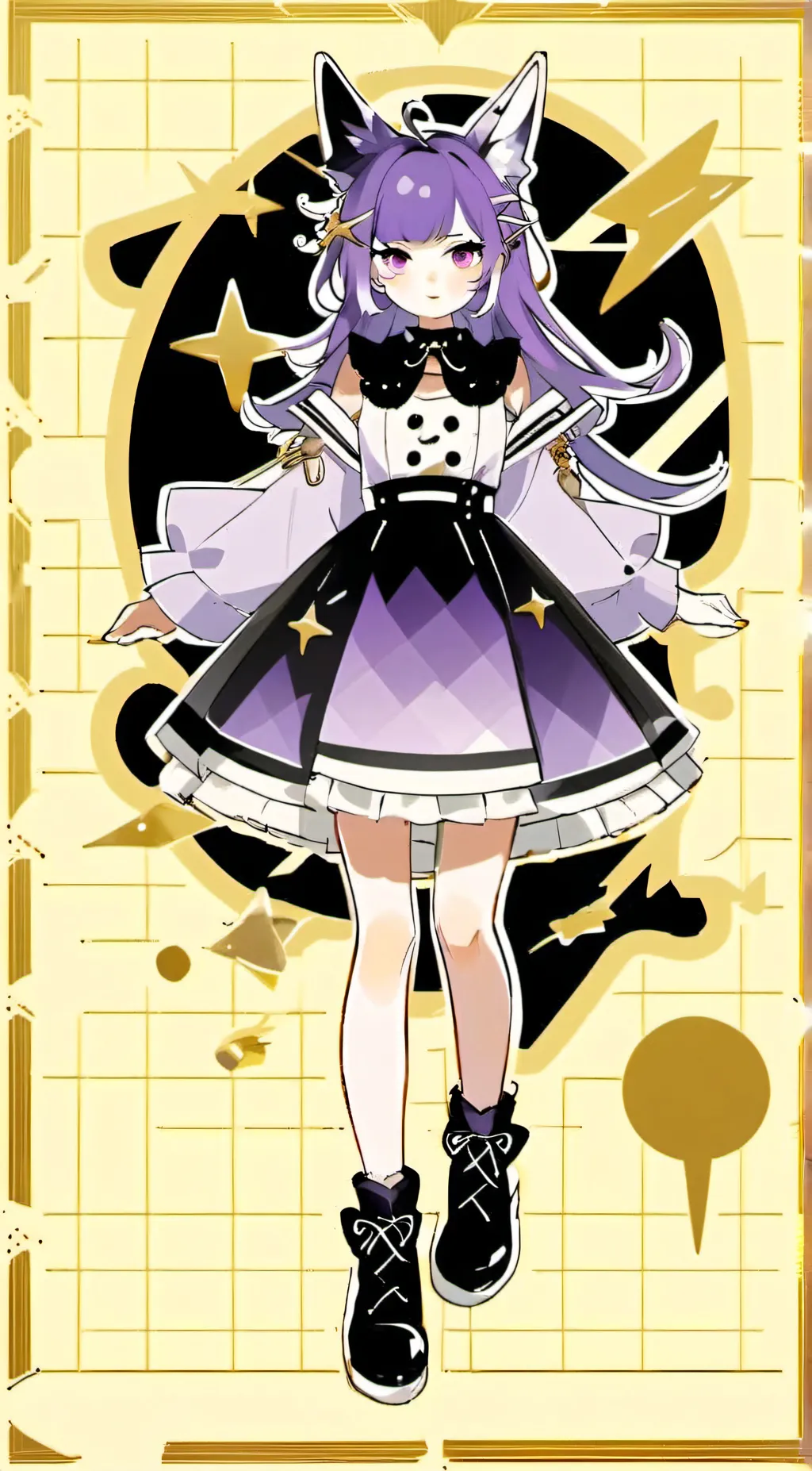 ai character: luna background