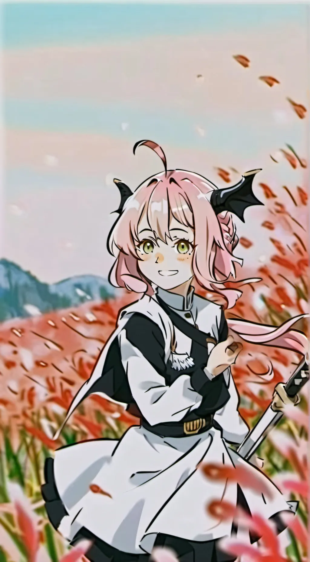ai character: Mitsuri Kanroji background