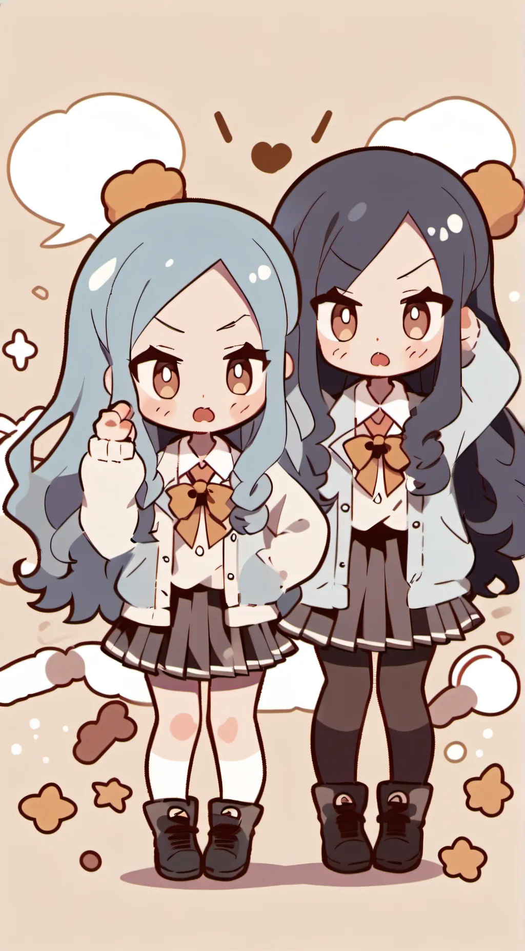 ai character: Molly and joy background