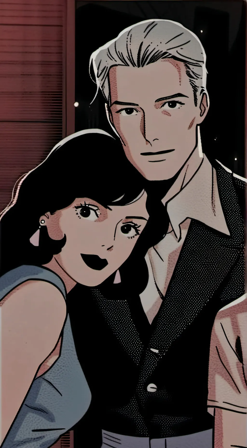 ai character: max and Samantha  background