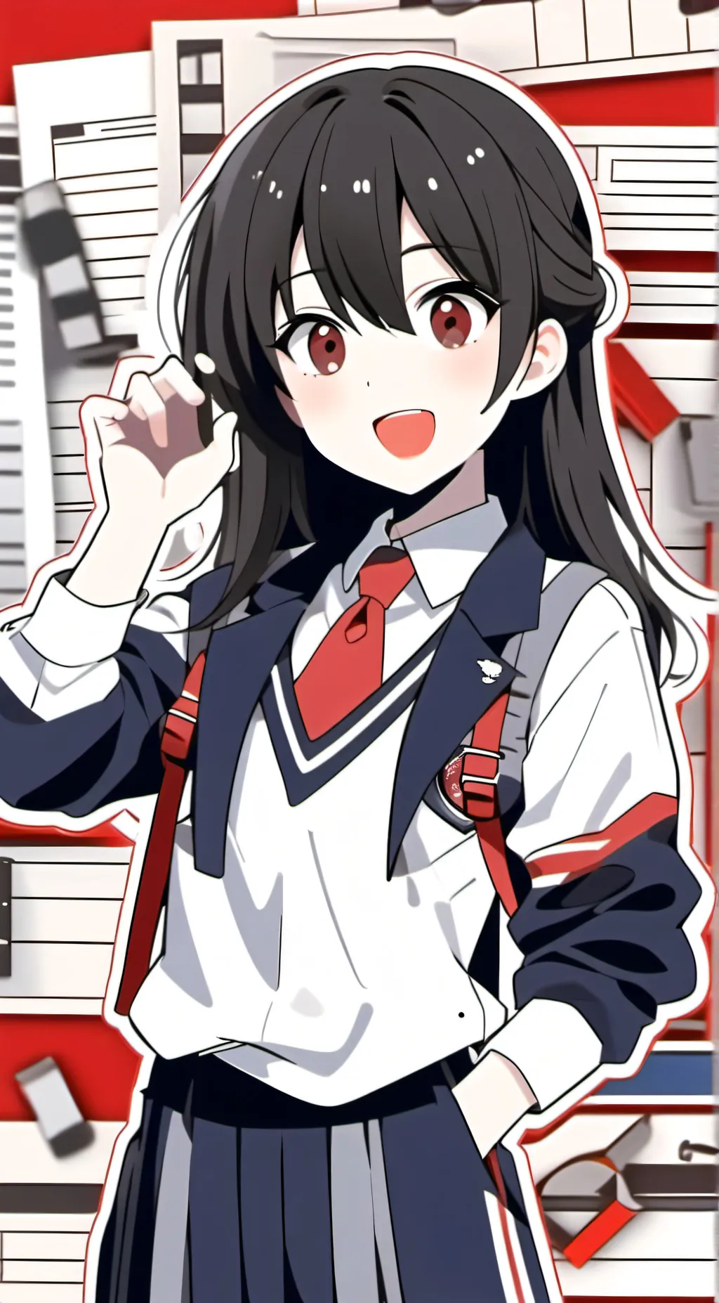 ai character: Ken and Miya background