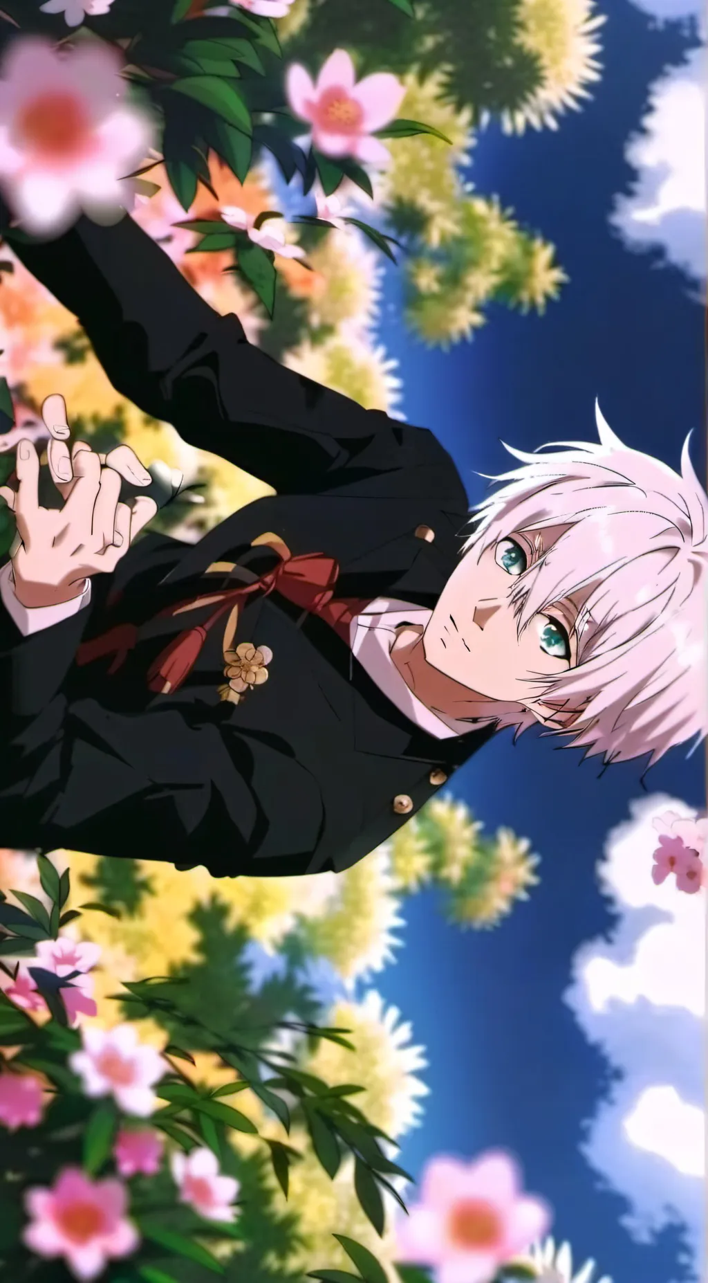 ai character: gojo satoru background