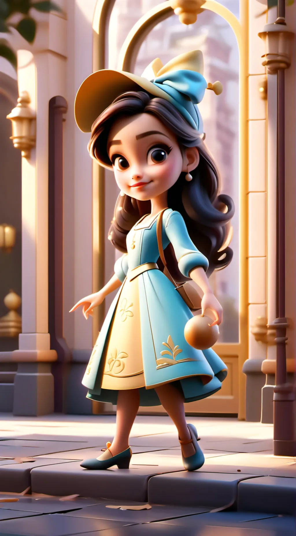 ai character: sarah background