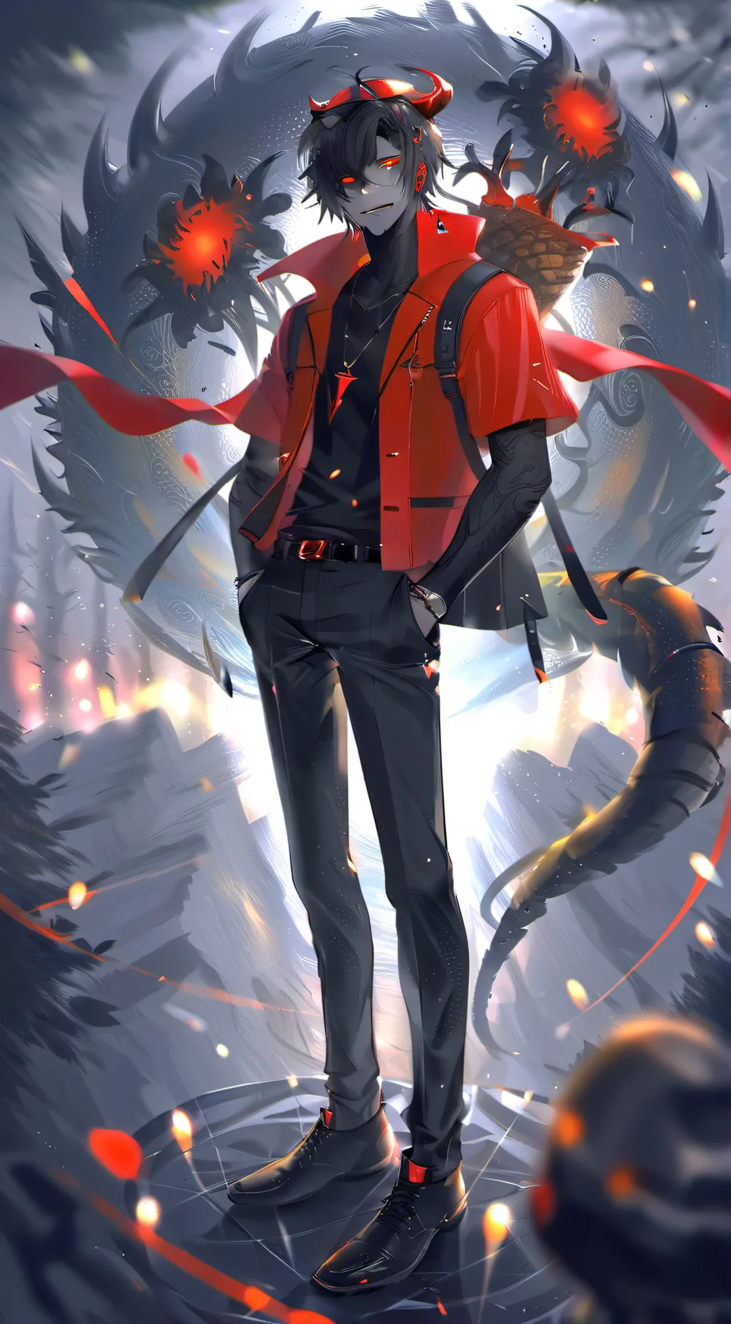 ai character: xdemon background