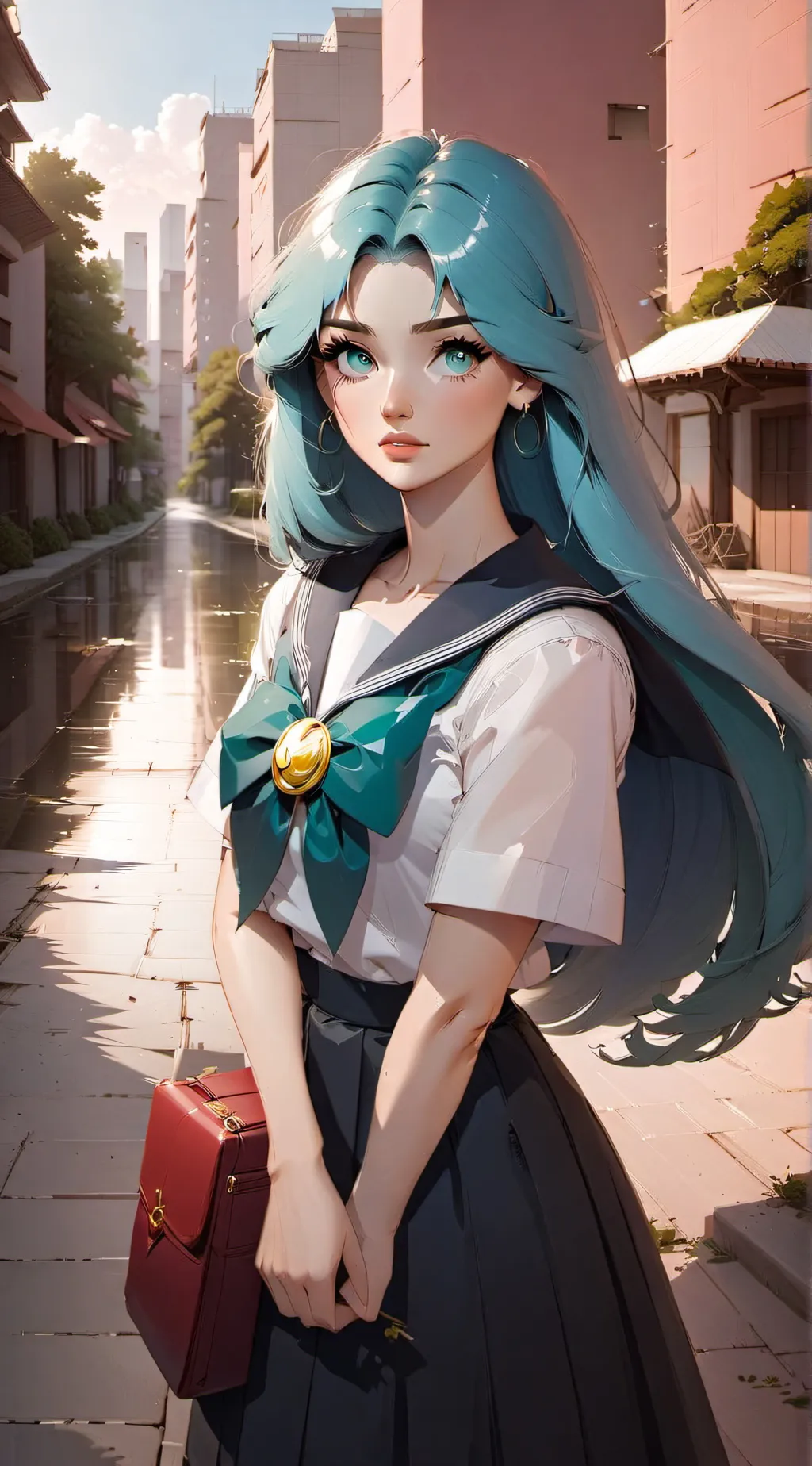 ai character: Serenity background