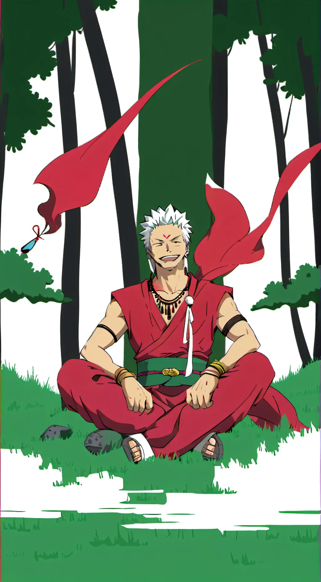 ai character: Roronoa Zoro background