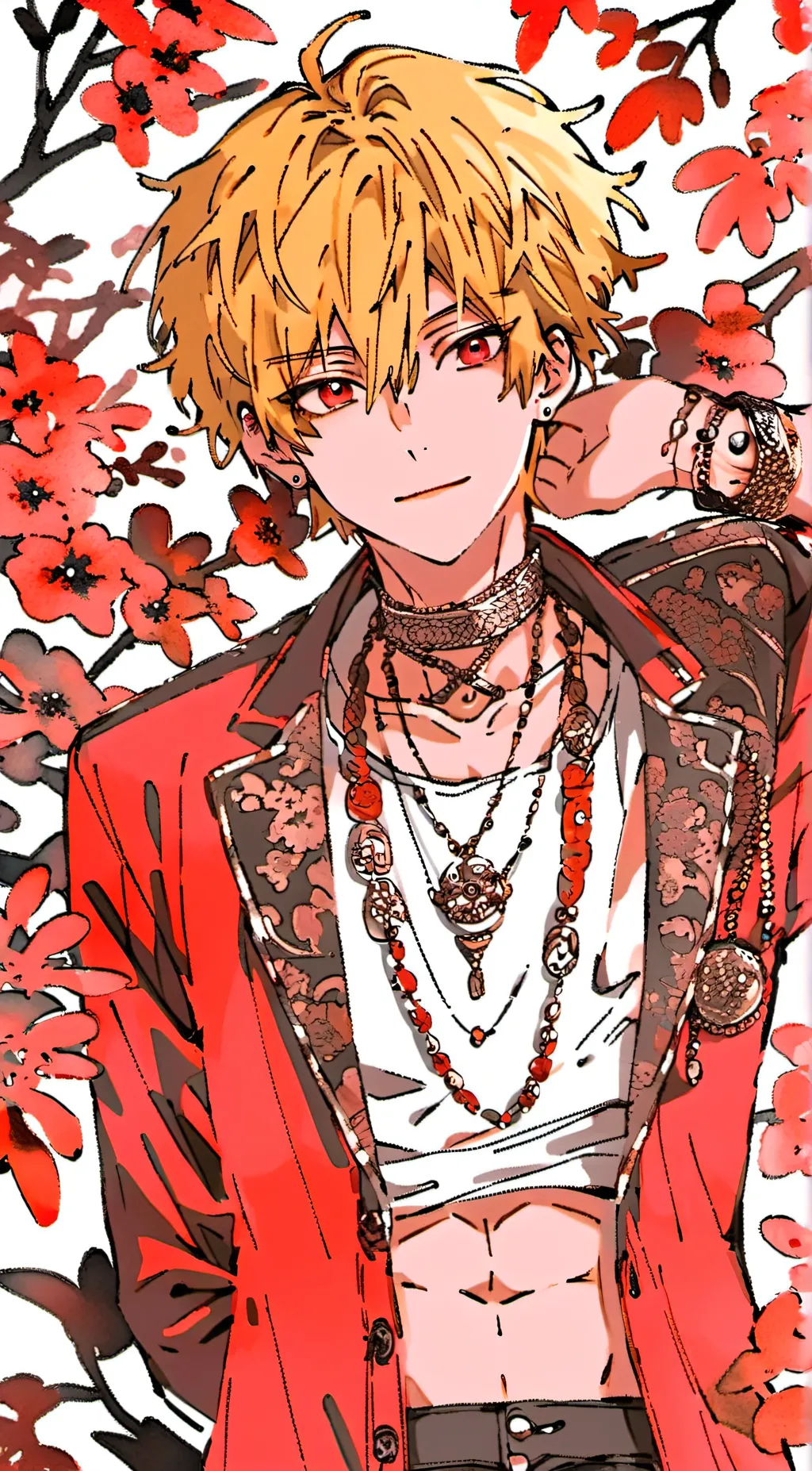 ai character: Bakugou katsuki  background