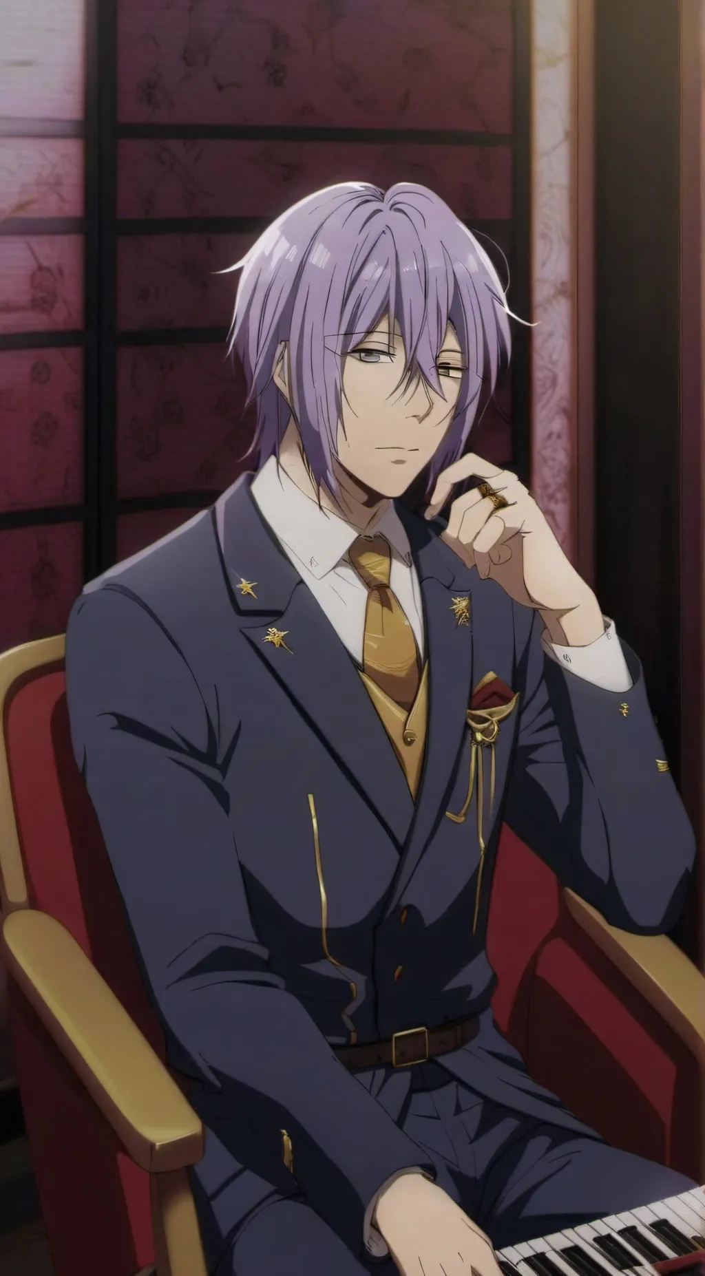 ai character: Murasakibara  background