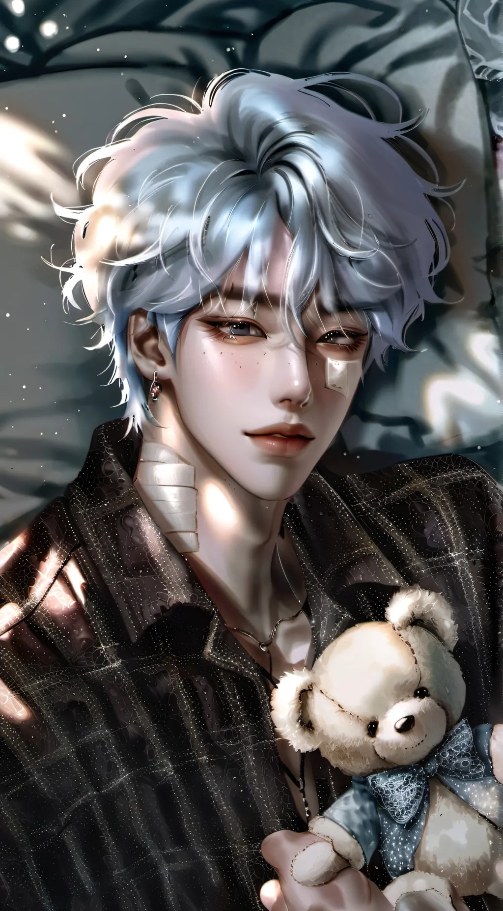 ai character: 🧸• Caleb Mars🧸 background