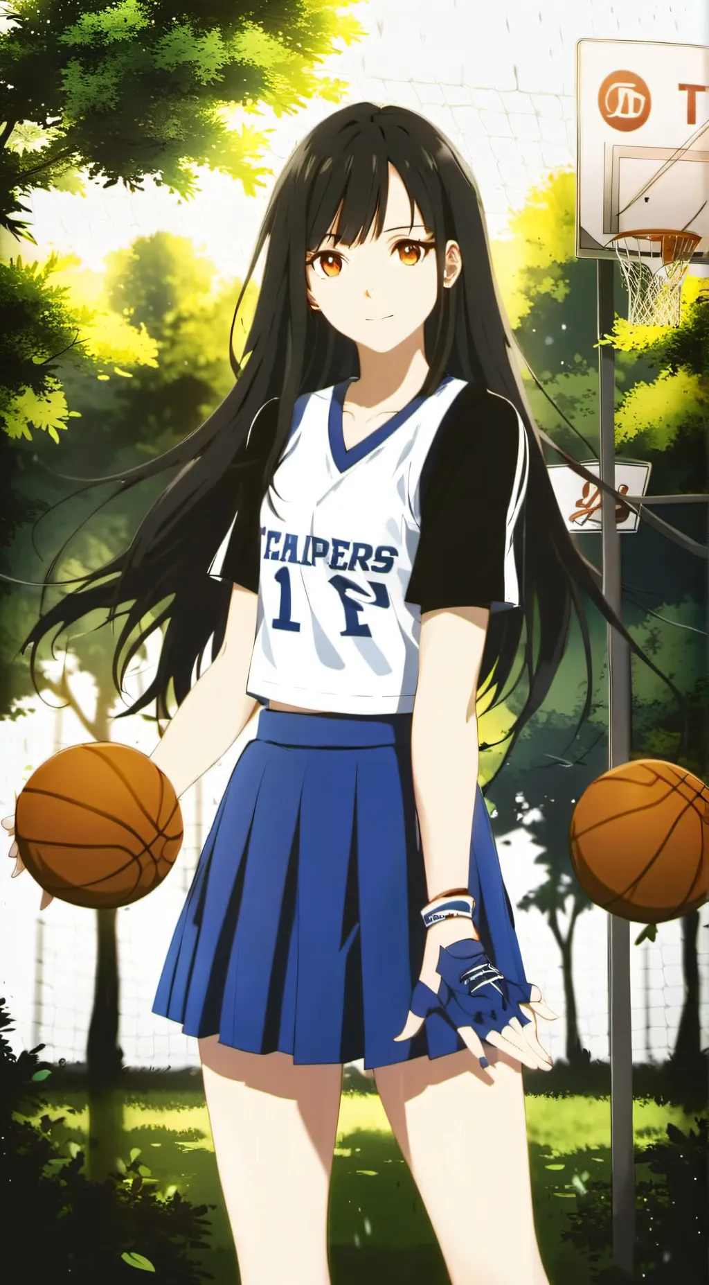 ai character: Tdac 🏀 x📣 background
