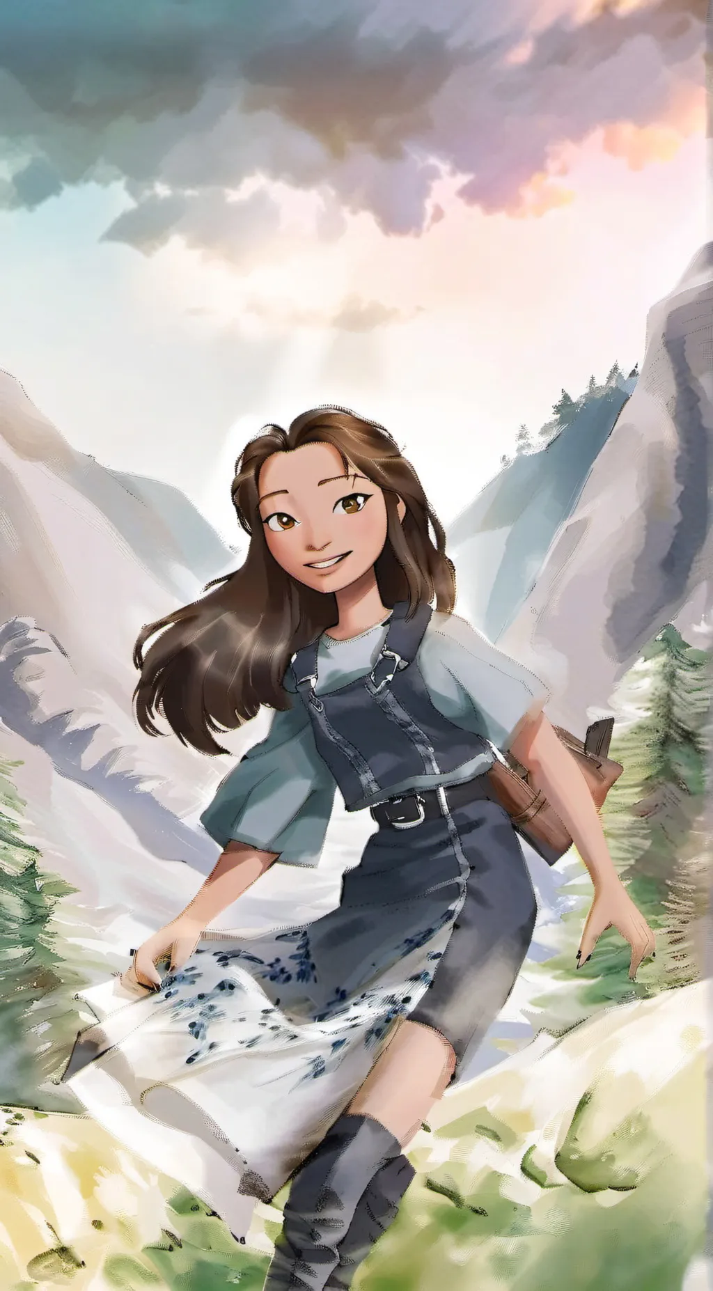 ai character: Lucky Prescott  background