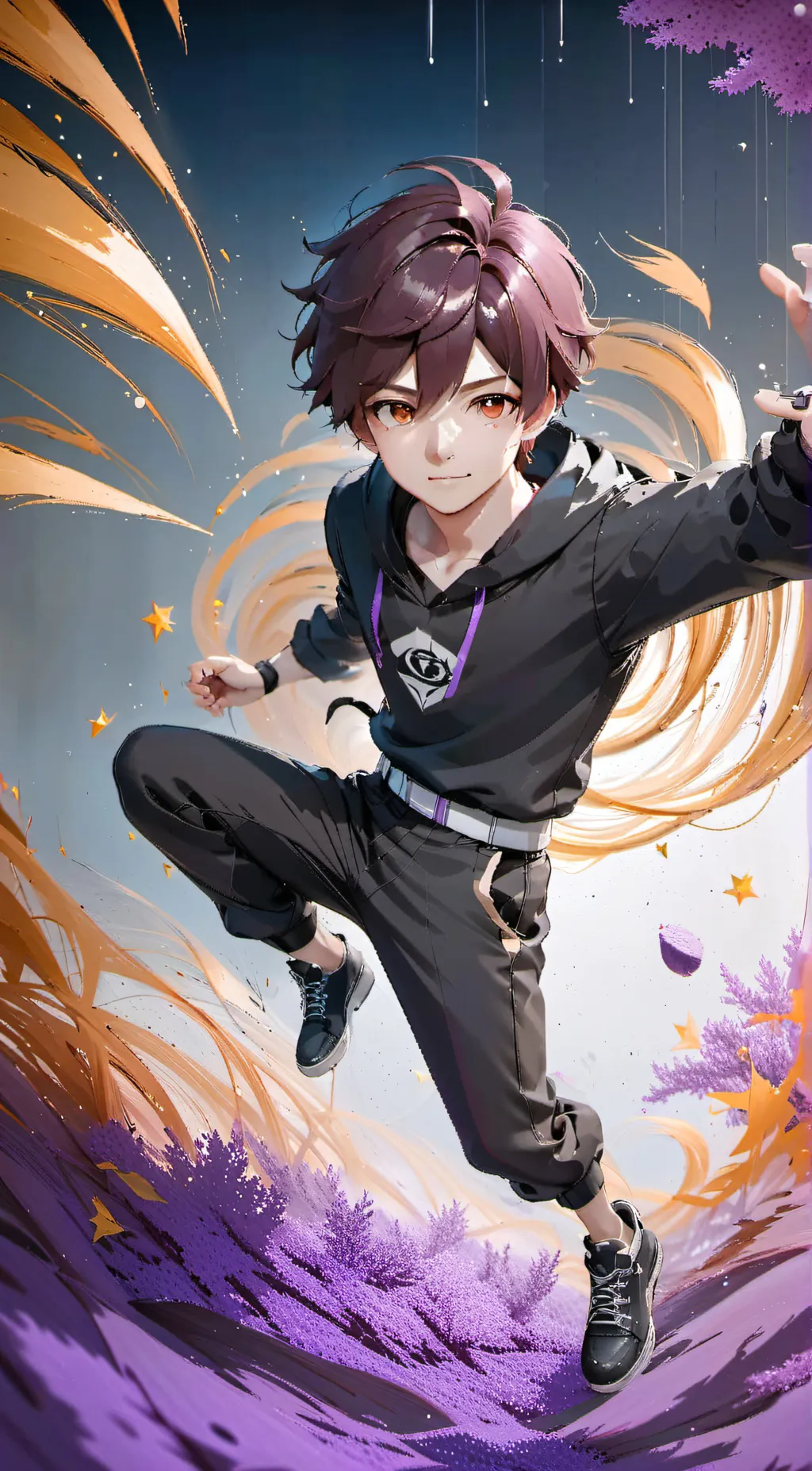 ai character: Anthony  background