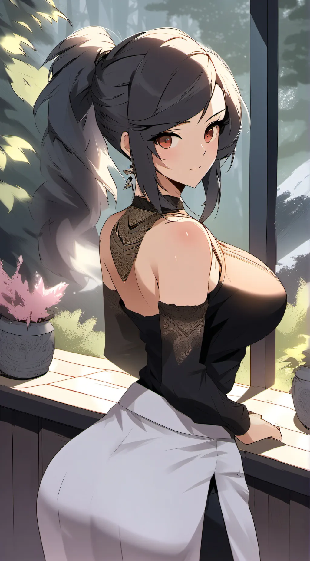 ai character: luna background