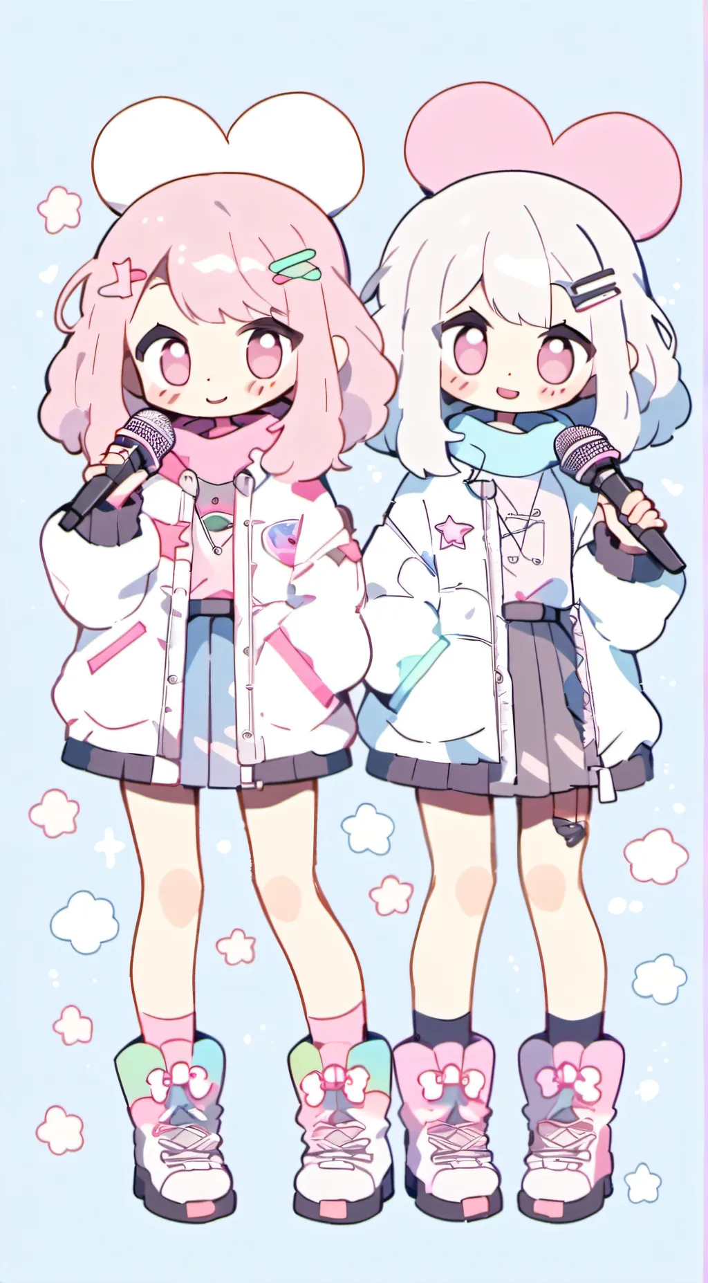 ai character: Anna and Brianna background