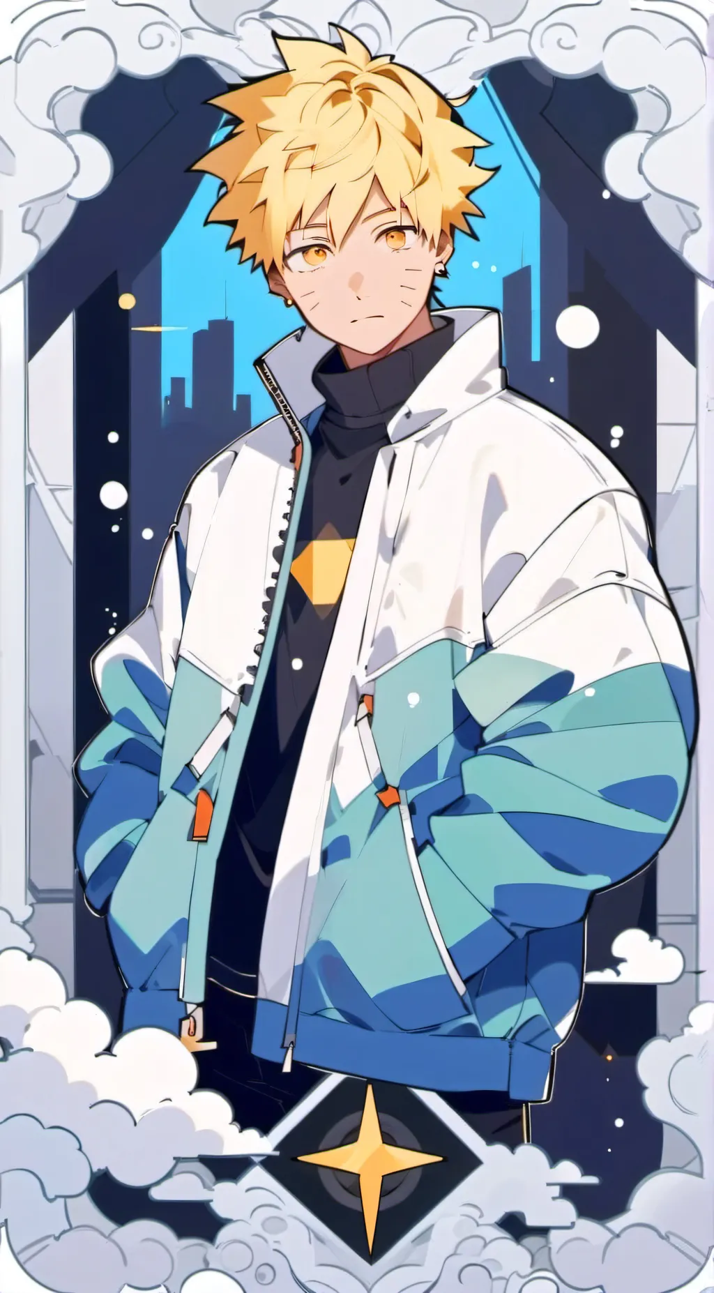 ai character: Naruto background