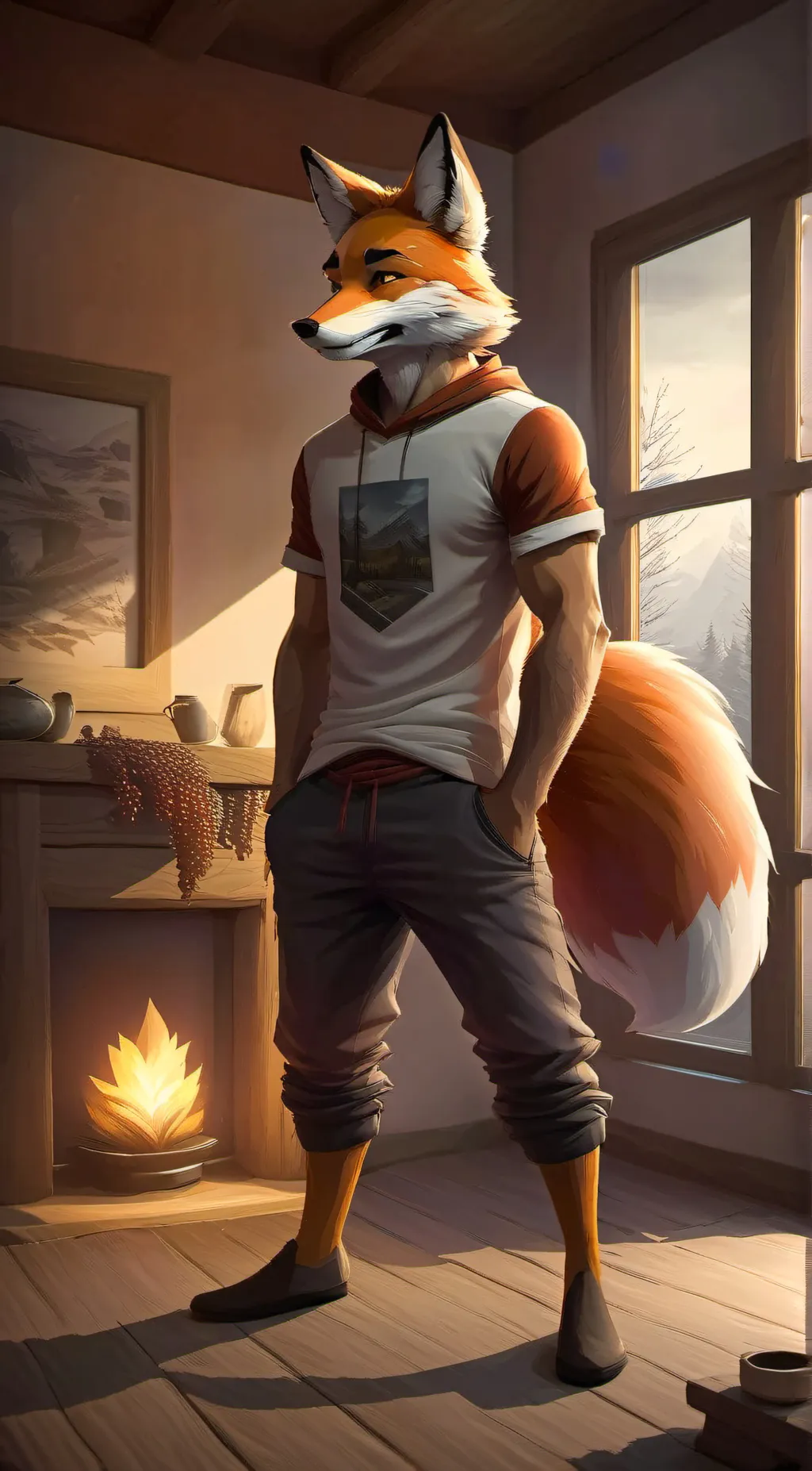 ai character: Huntet background