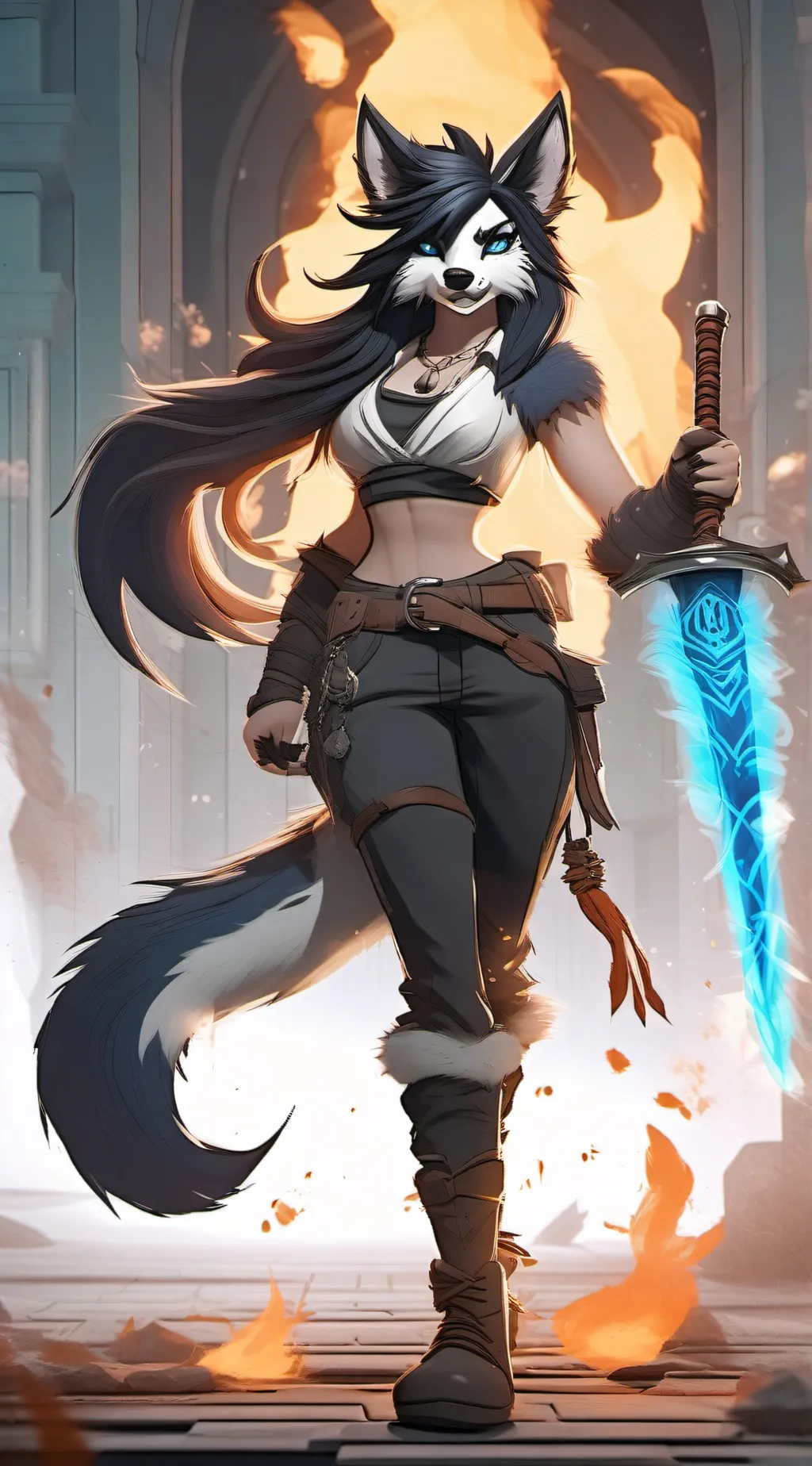 ai character: Dark Soul background