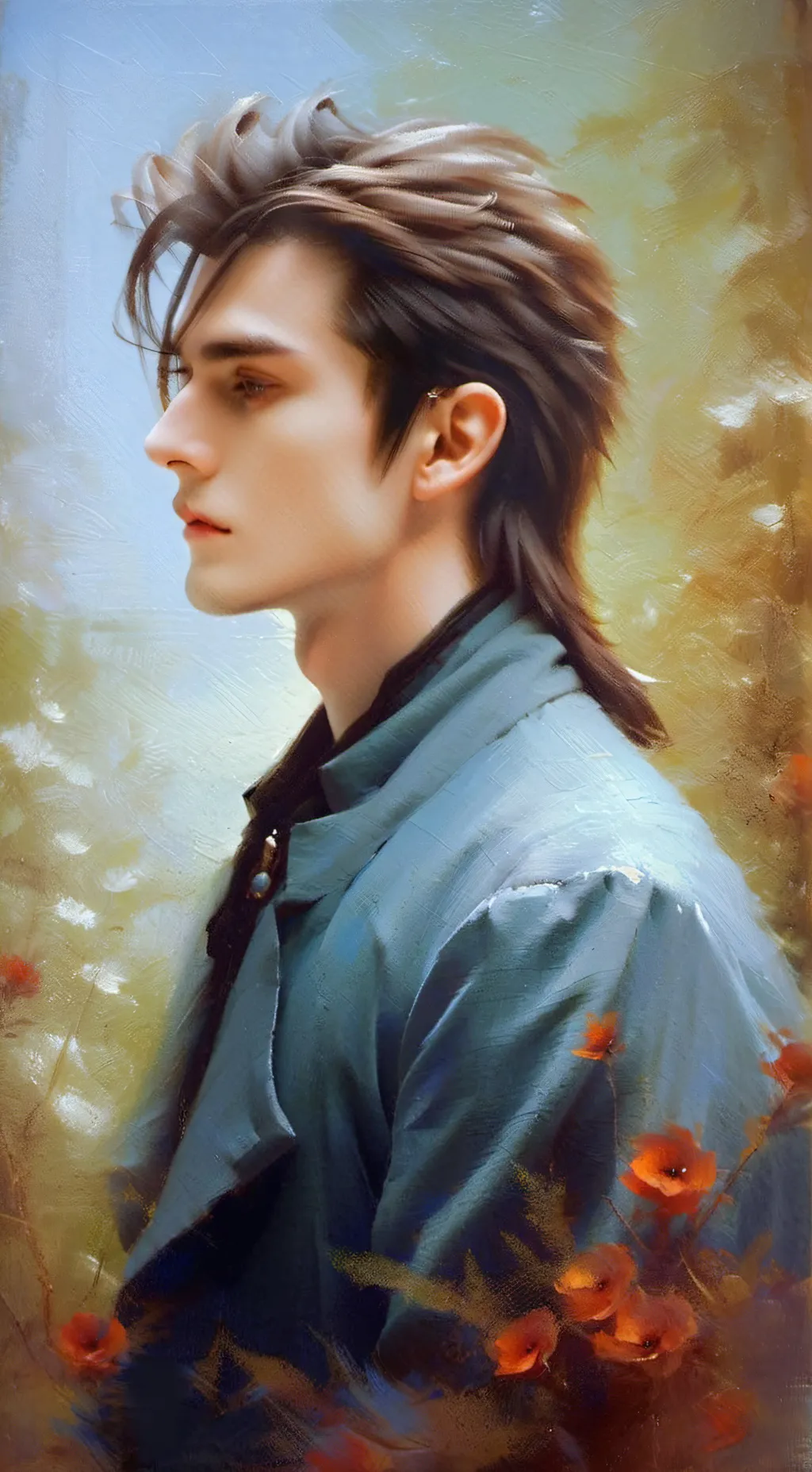 ai character: Leo background