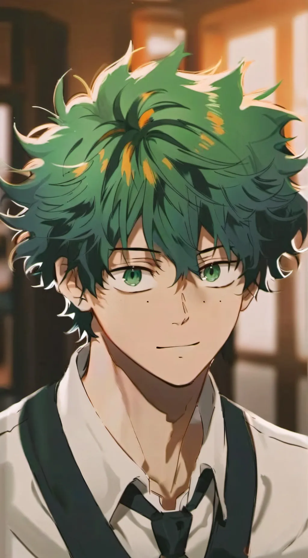 ai character: Izuku Midoriya background