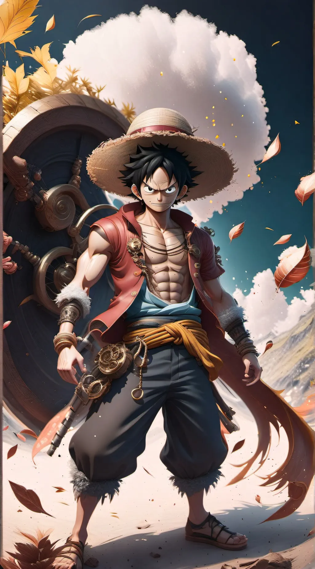 ai character: strawhats background