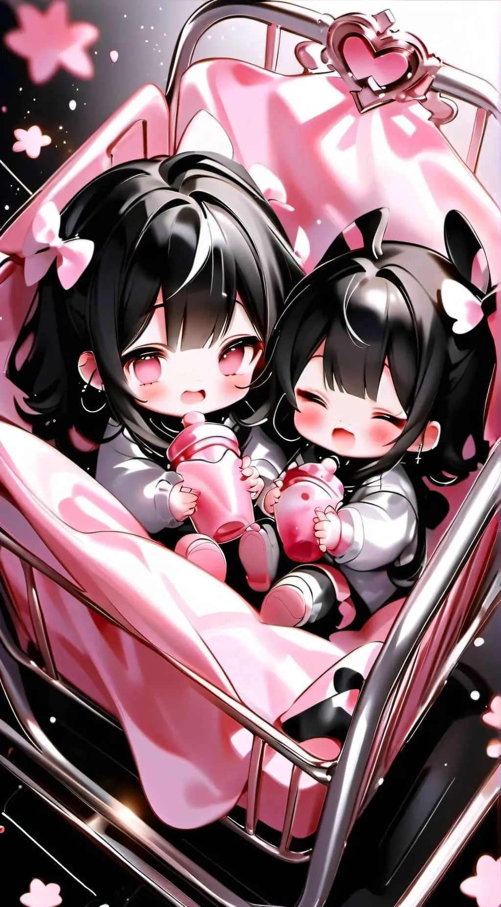 ai character: Maral and Lily background