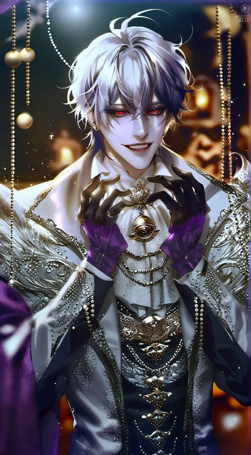 ai character: Demon high background