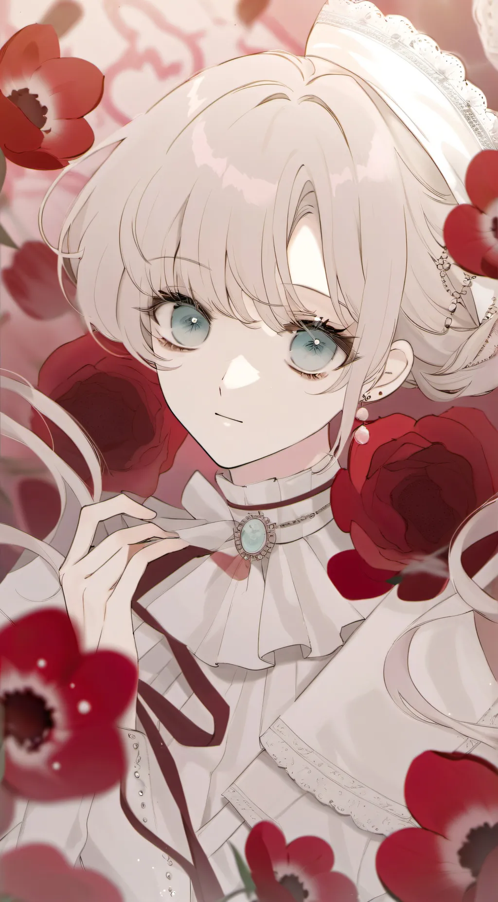 ai character: Rose background