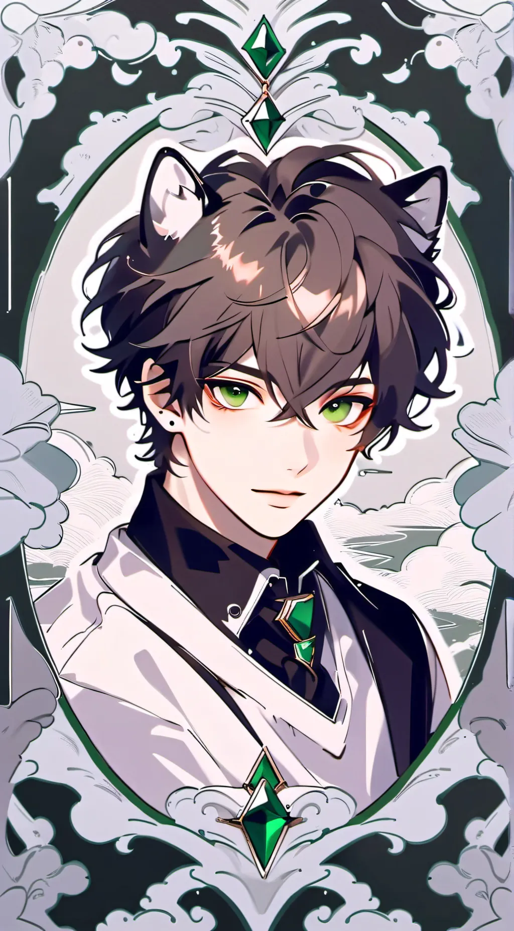ai character: justin background