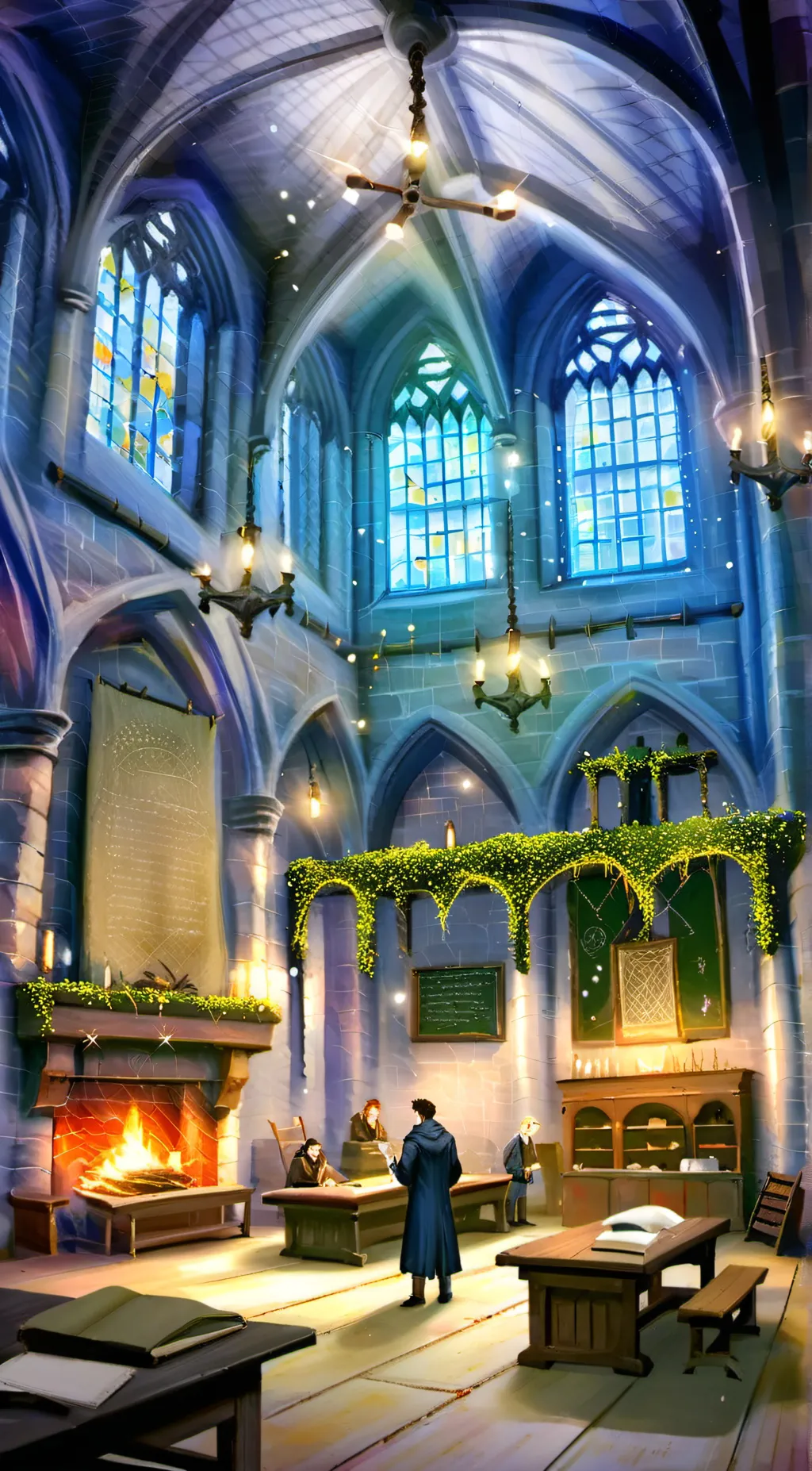 ai character: hogwarts rppppp background