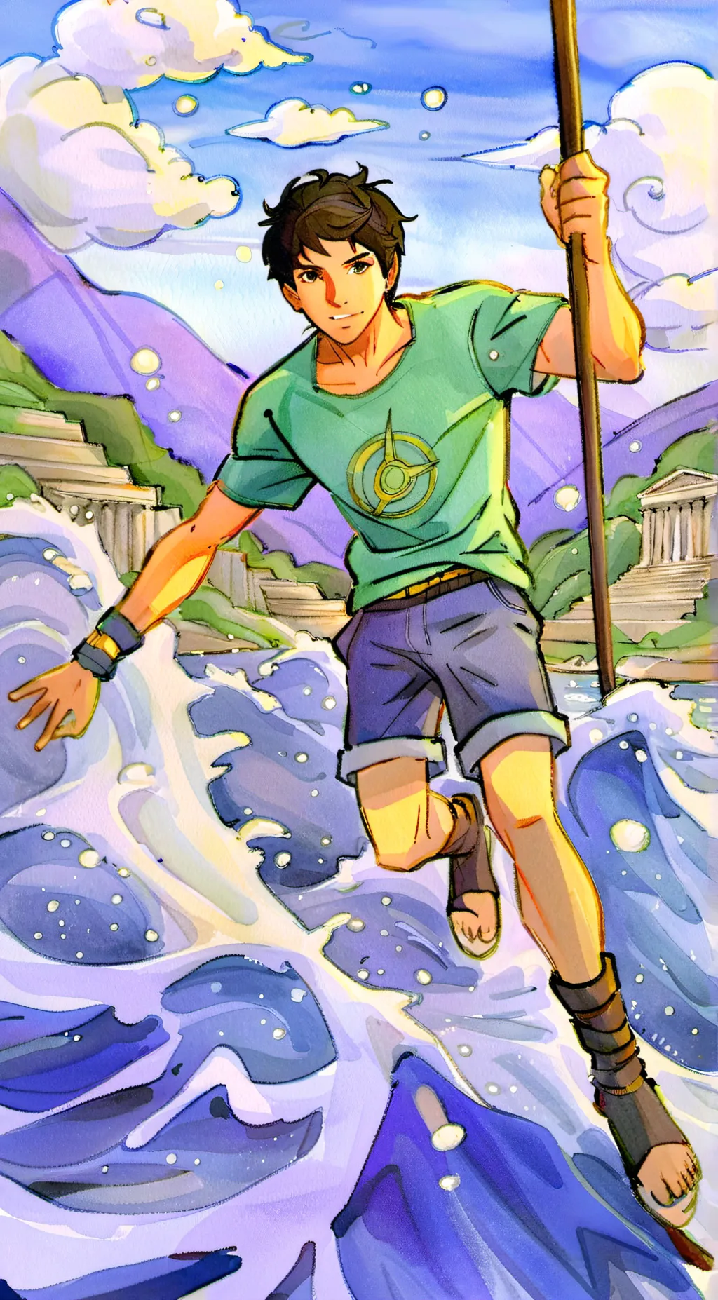 ai character: Percy background
