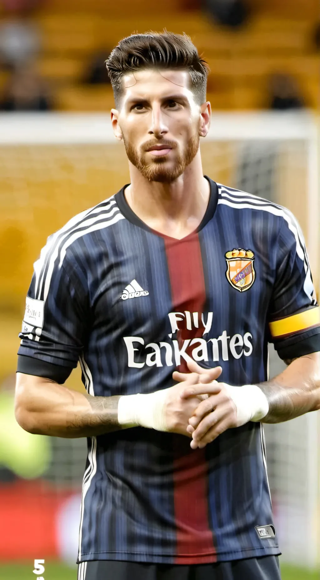 ai character: Sergio Ramos background