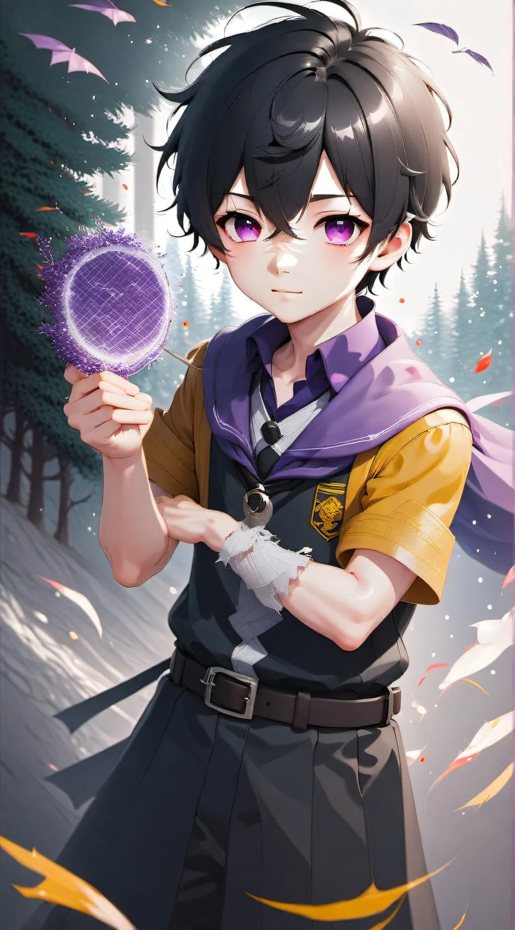 ai character: Vi Amane hyakuya  background