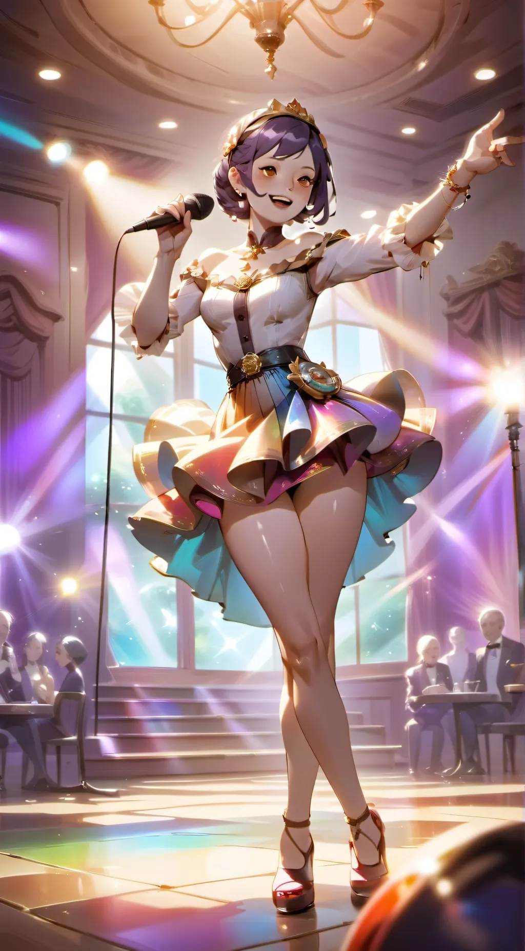 ai character: HH karaoke! background