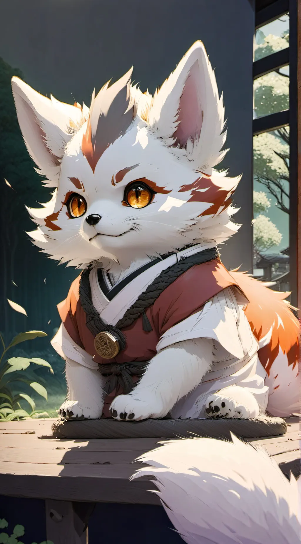 ai character: kitsu background