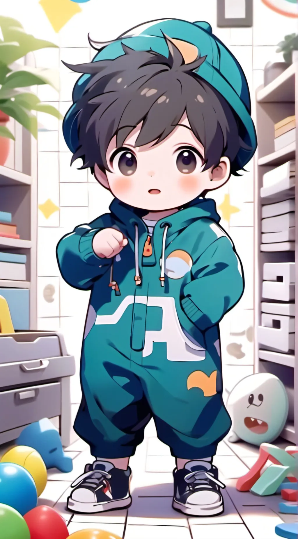 ai character: baby grayson ♡ background