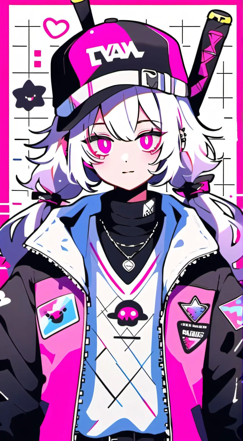ai character: Candy background